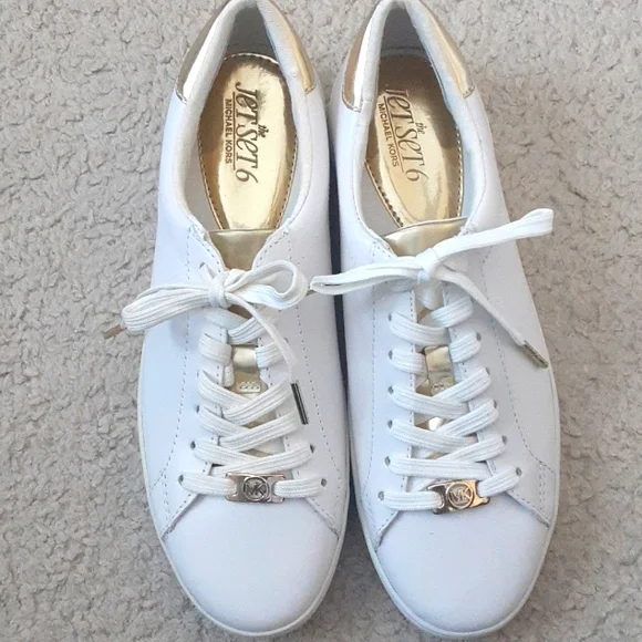 Leather low top sneakers Michael Kors
